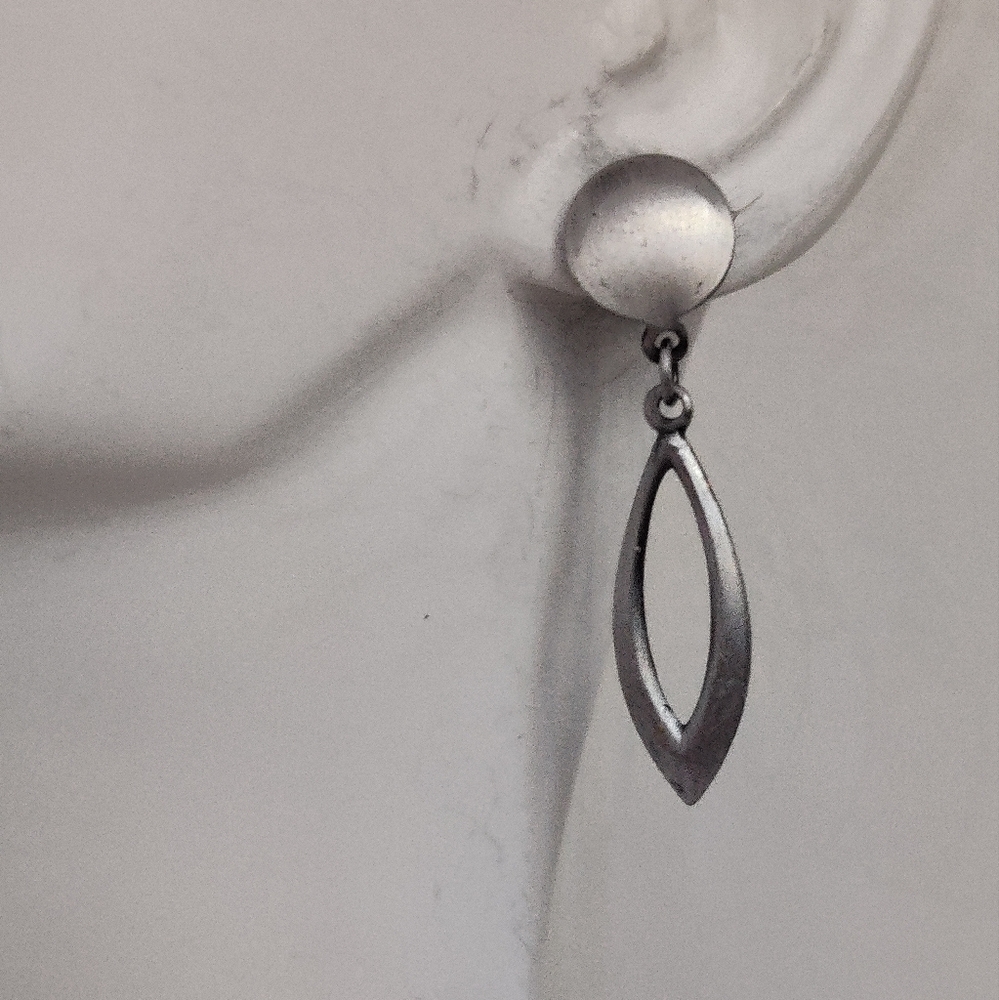 Dangling Pewter Earrings by a Canadian Indigenous Artist Jody Wilson